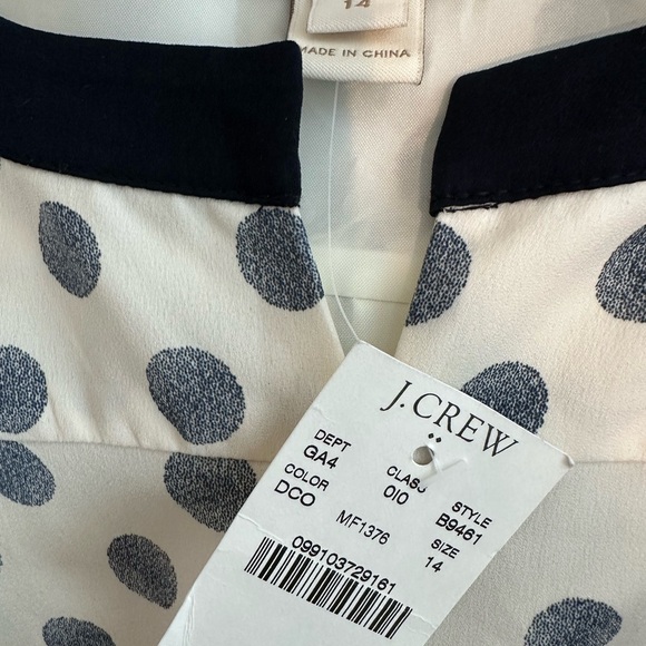 J. Crew Black and White A-Line Dress - Picture 6 of 6